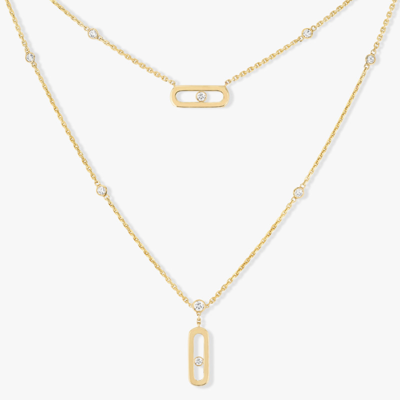 Messika Move Uno 2 Rows Necklace